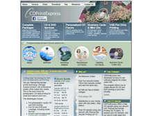 Tablet Screenshot of cdprintexpress.com